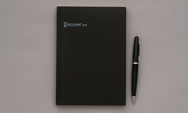 ディスカヴァーダイアリー デイトゥデイ 2026（A5サイズ、カバー無、本体のみ）