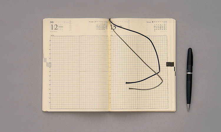 ディスカヴァーダイアリー デイトゥデイ 2026（A5サイズ、カバー無、本体のみ）