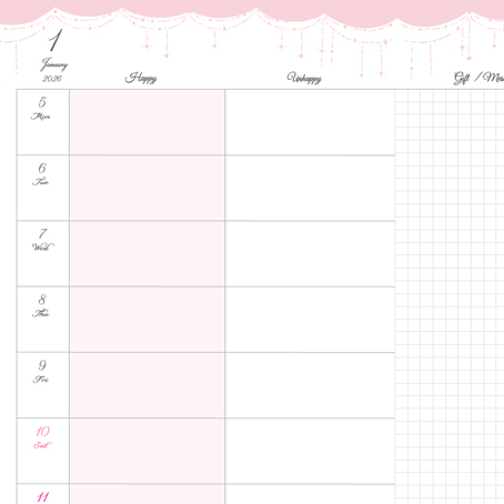 お姫さま手帳 2025